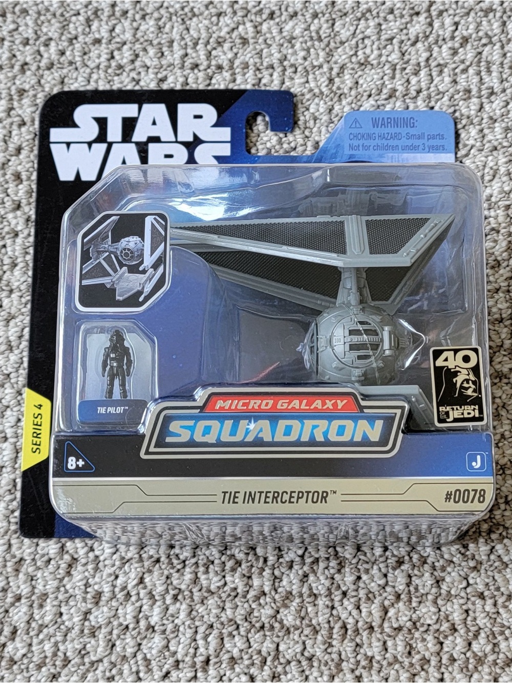 Star Wars Micro Galaxy Squadron Tie Interceptor Series 4